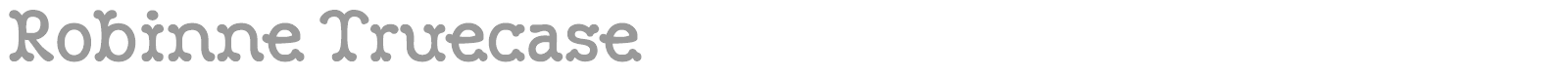Robinne font preview